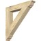 Ekena Millwork Traditional Traditional Rough Sawn Bracket, Douglas Fir, 4"W x 26"D x 26"H BKT04X26X26TRA01RDF - alternate 1